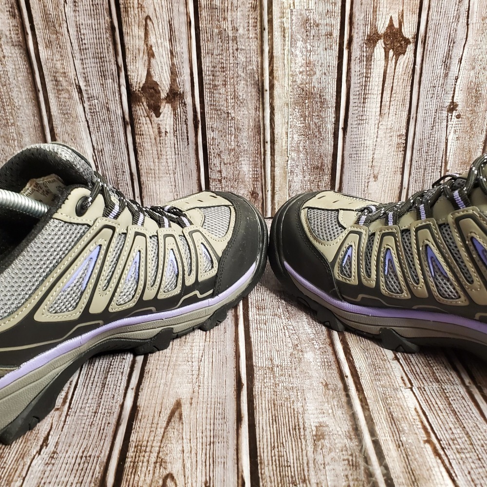 Women's Nautilus Alloy Toe Safety Boots Waterproof  Black Purple Size 9.5 W - Picture 7 of 12